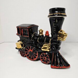 Ezra Brooks 1969 Train Locomotive 12 Year Whiskey Decanter Empty Train Collector